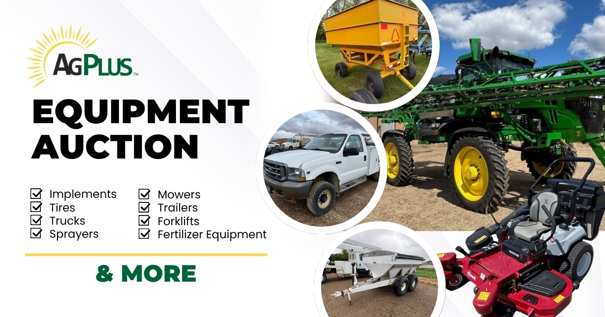 Ag Plus Equipment Auction - Ends June 17