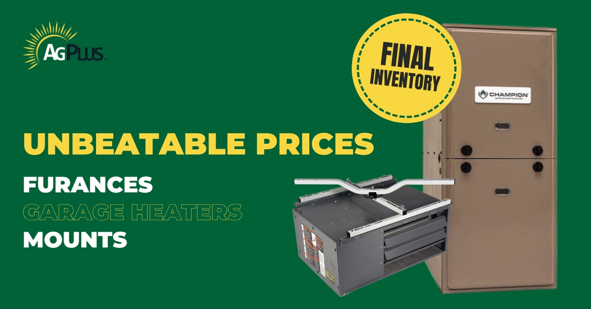 HVAC Inventory Blowout – Save Big on Furnaces & Garage Heaters!
