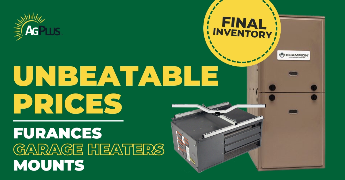 HVAC Inventory Blowout – Save Big on Furnaces & Garage Heaters!