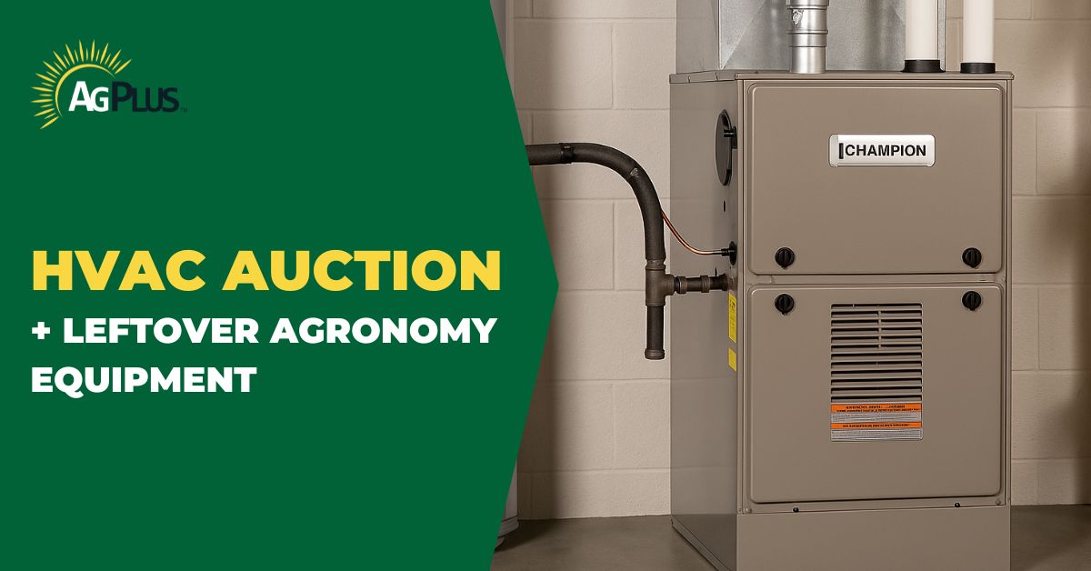 HVAC and Leftover Agronomy Auction