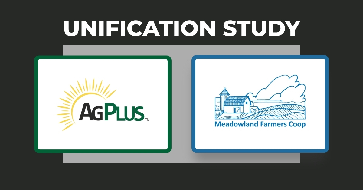 Ag Plus Cooperative and Meadowland Farmers Coop Announce Unification Study